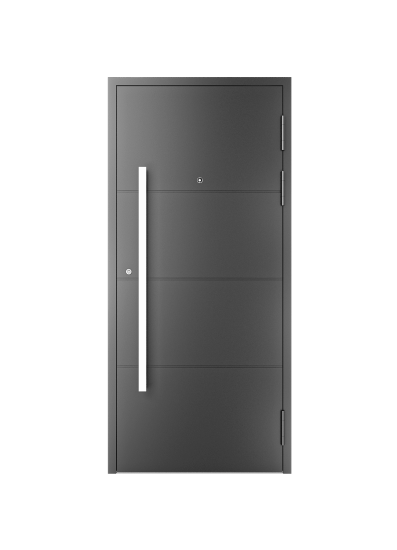 Haustür schwarz